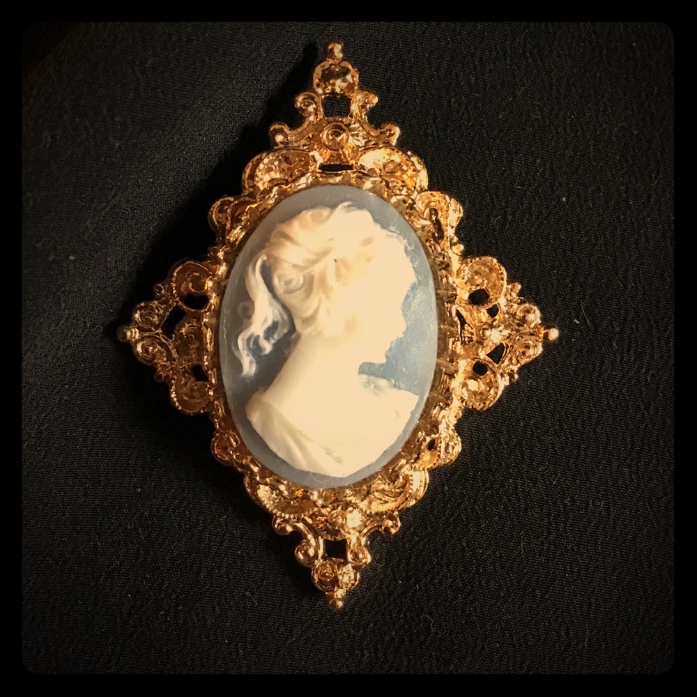 Cameo Brooch Pin
